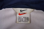 Vintage 1990s Nike Embroidered Mini Swoosh Zip Up Sweatshirt