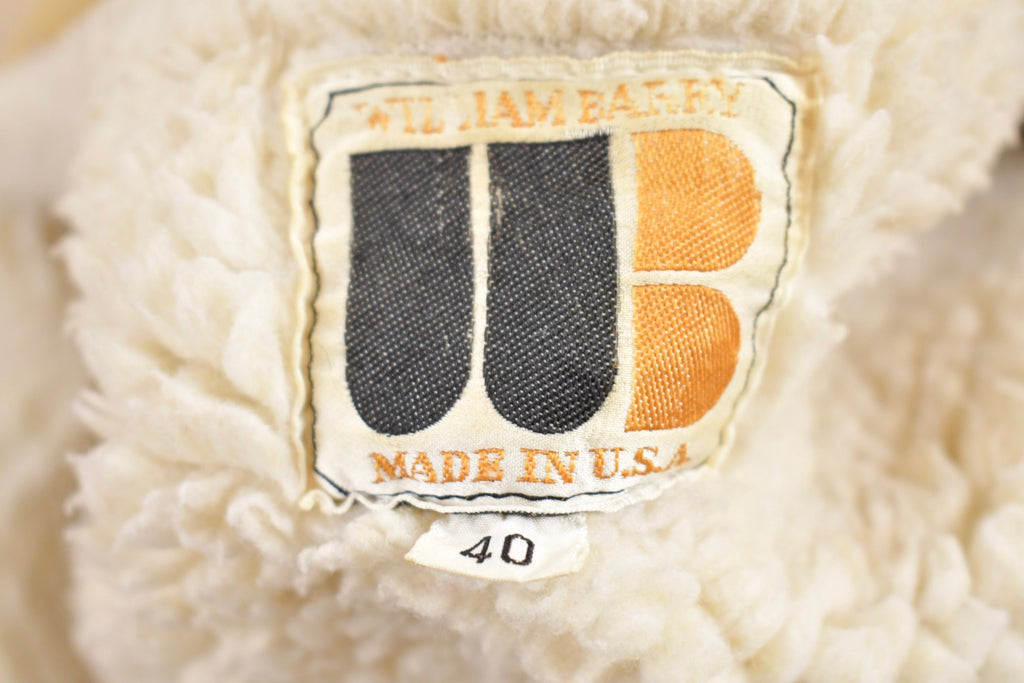 Vintage 1970s William Barry Corduroy Sherpa Lined Jacket
