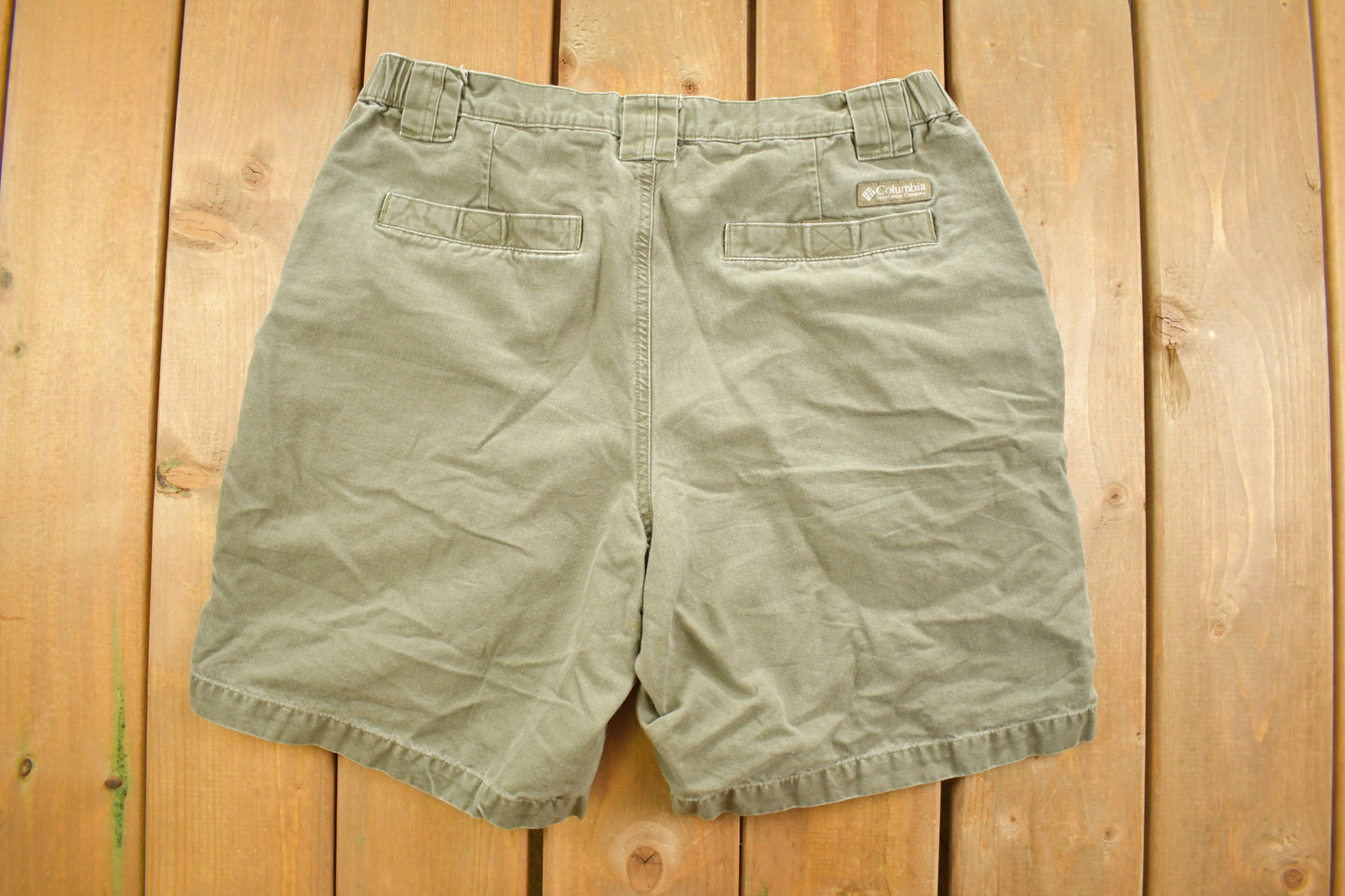 Vintage 1990s Columbia Sportswear Hiker Shorts / 90s Streetwear / Vintage Canvas Shorts / Outdoor Wear / Summer Wear/ Jorts