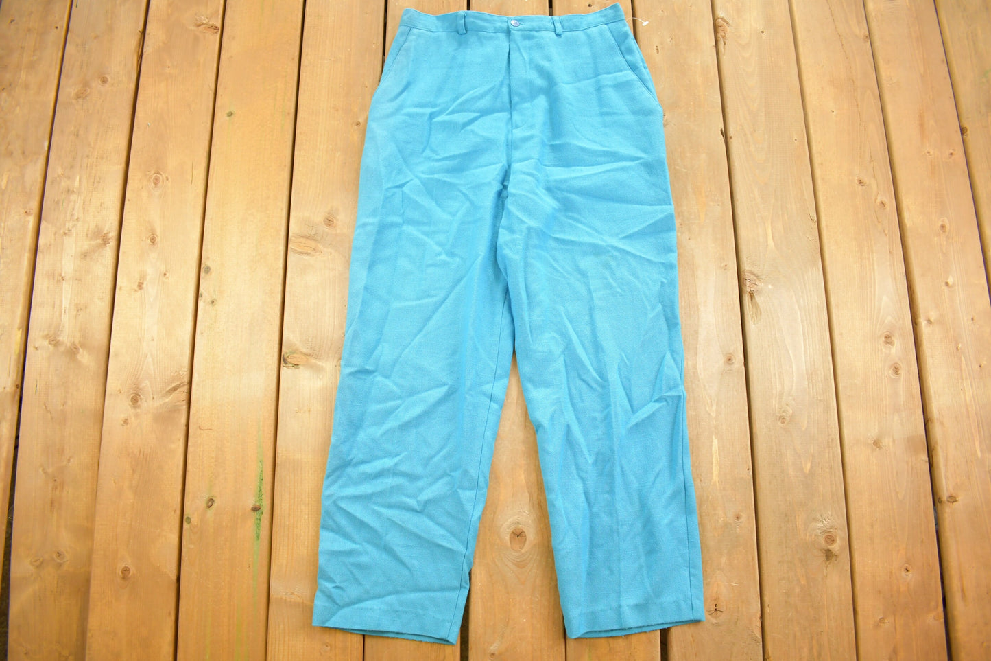 Vintage 1990's Blue Orvis Summer Pants 30-32 x 27.5 / Women's Vintage / American Vintage / Streetwear Fashion / Vintage Pants