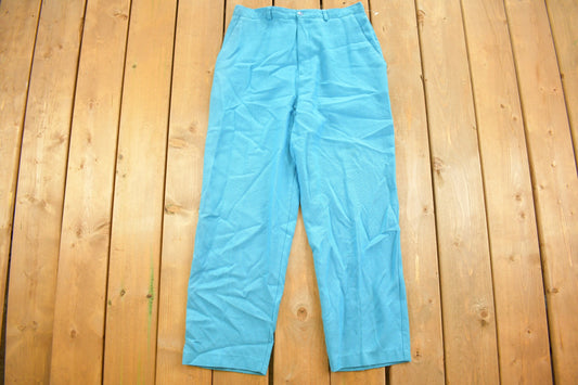 Vintage 1990's Blue Orvis Summer Pants 30-32 x 27.5 / Women's Vintage / American Vintage / Streetwear Fashion / Vintage Pants