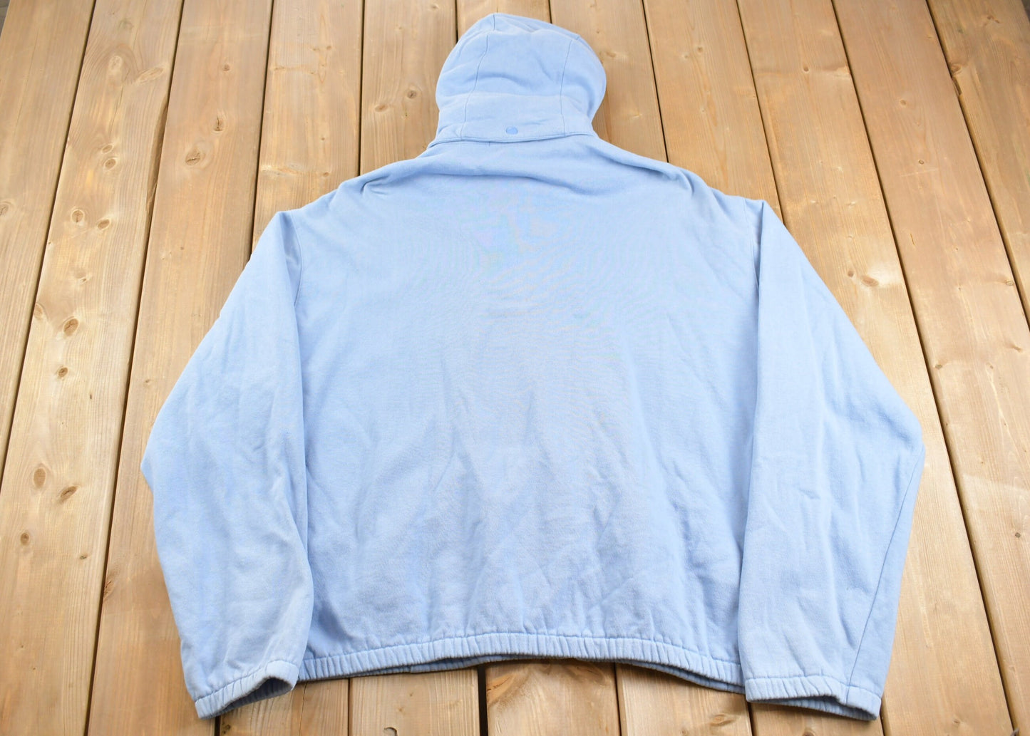 Vintage 1990s Polo Ralph Lauren Zip Up Hoodie / Removable Hood / 90s Polo / Vintage Sweater / Blue Zip Up / Full Zip Up Hoodie