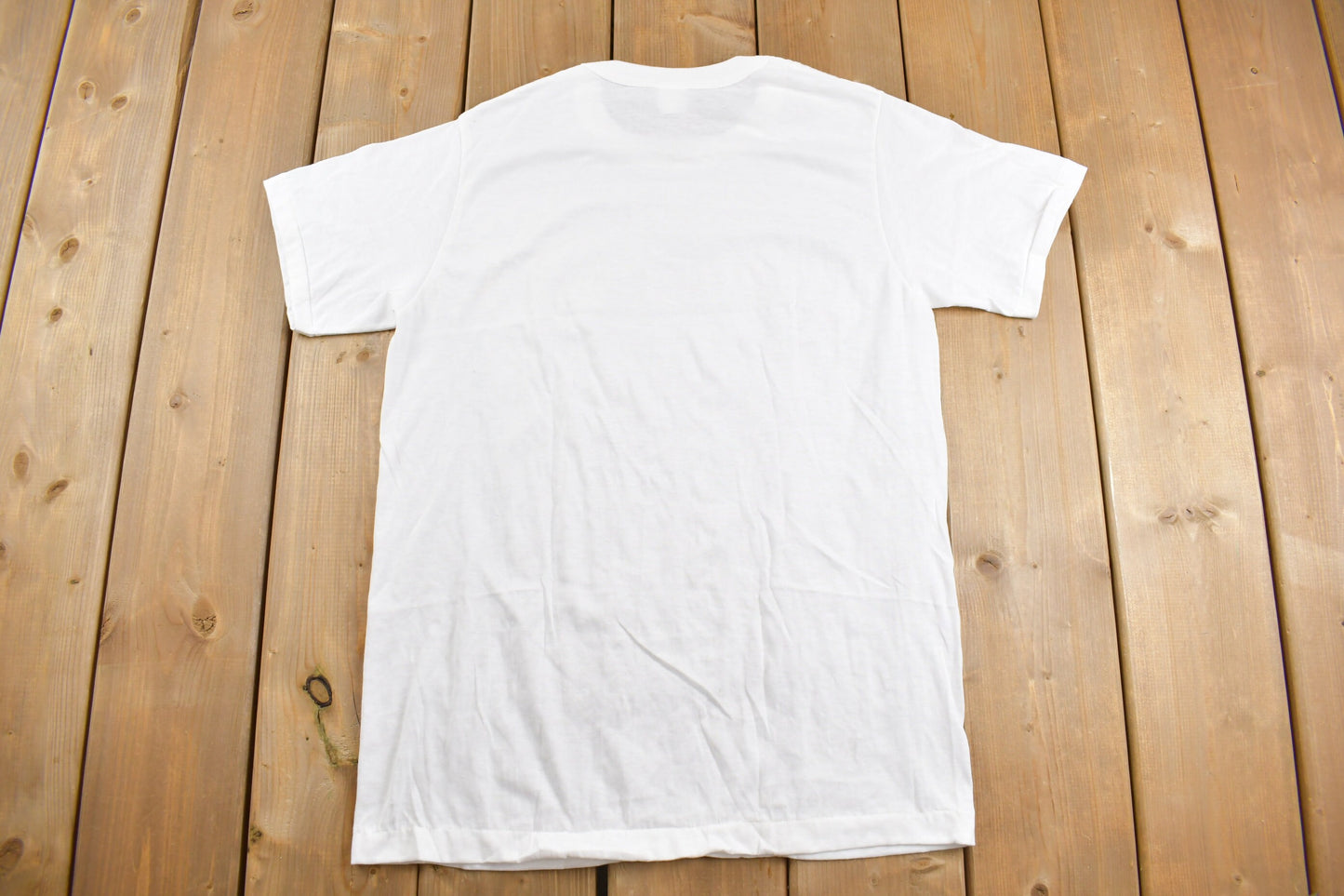 Vintage 1990s Mentog Blank White T Shirt / Vintage T Shirt / Vintage Blank / Rare Vintage / Streetwear / Made in Canada / 80s / 90s