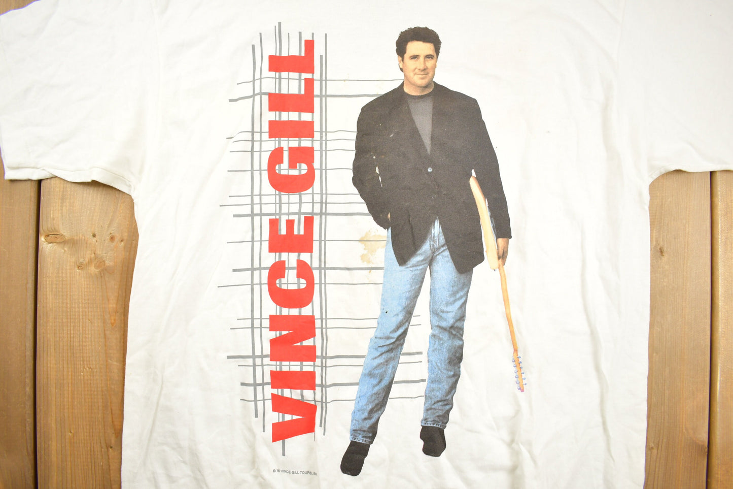 Vintage 1994 Vince Gill When Loves Find You Tour Band T-shirt / Band Tee / Single Stitch / Made in USA / Music Promo / Premium Vintage