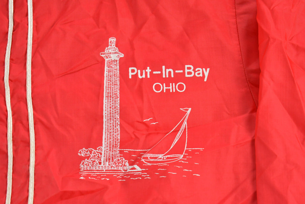 Vintage 1970s Put In Bay Ohio Windbreaker Jacket