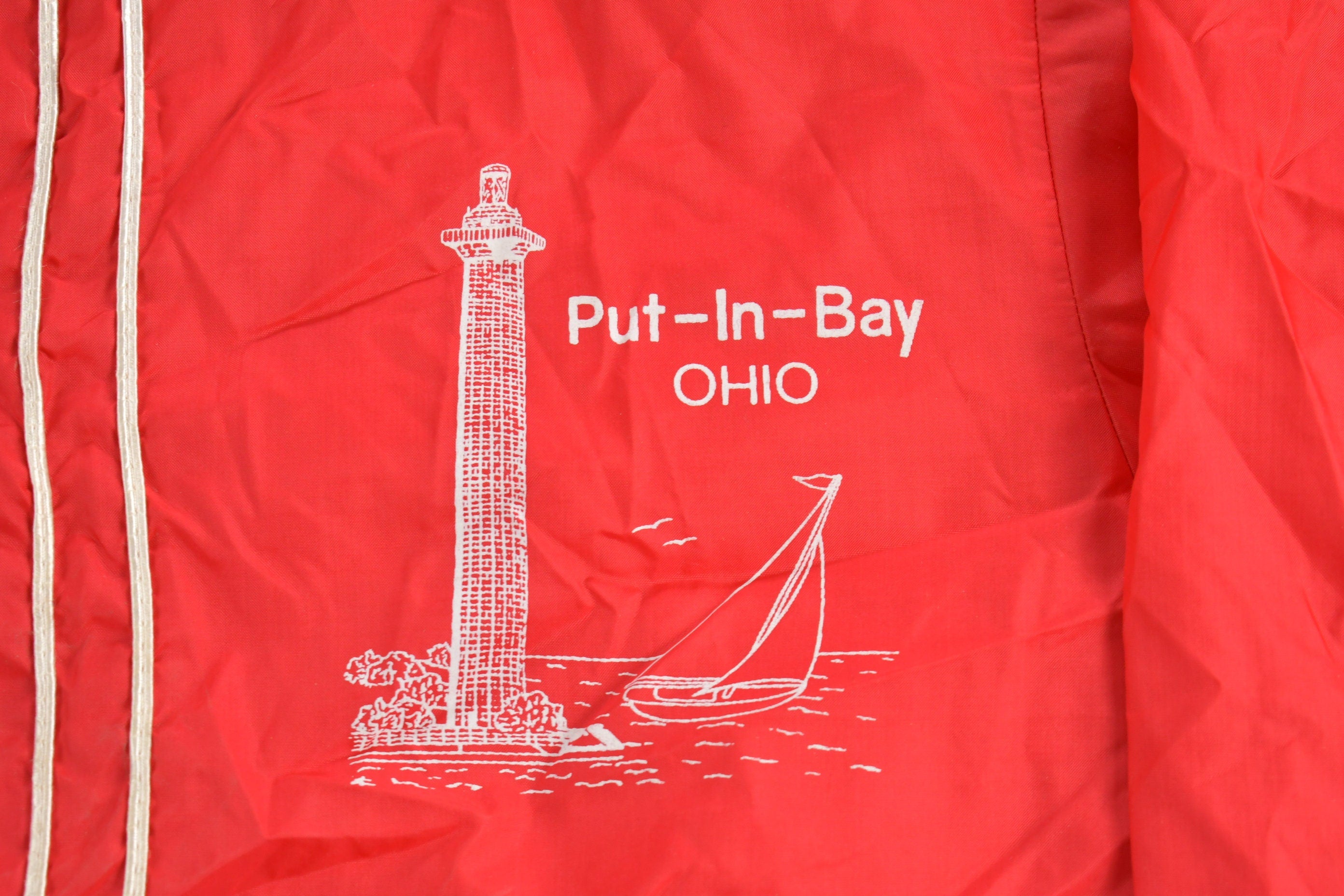 Vintage 1970s Put In Bay Ohio Windbreaker Jacket