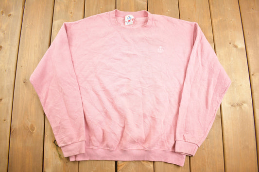 Vintage 1990s Pink USA Olympic JCPenny Crewneck Sweatshirt / 90s Crewneck / Made In USA / Streetwear / 90s Blank / Vintage Olympic