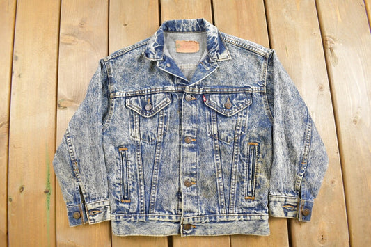 Vintage 1980s Levis Trucker Jacket / Jean Jacket / Denim Jacket / Vintage Denim / Streetwear / Fall Jacket / 80s Levi&#39;s denim