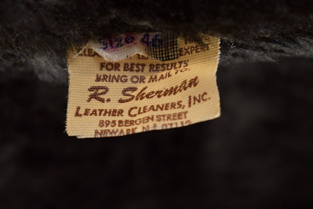 Vintage 1970s Wickbury Fur Lined Suede Coat