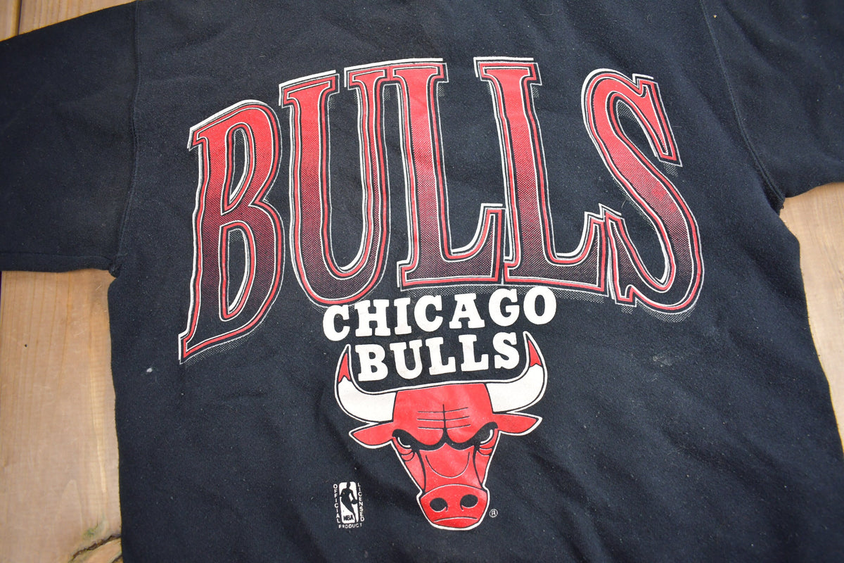 Vintage 1990s Chicago Bulls NBA Logo 7 Crewneck Sweatshirt