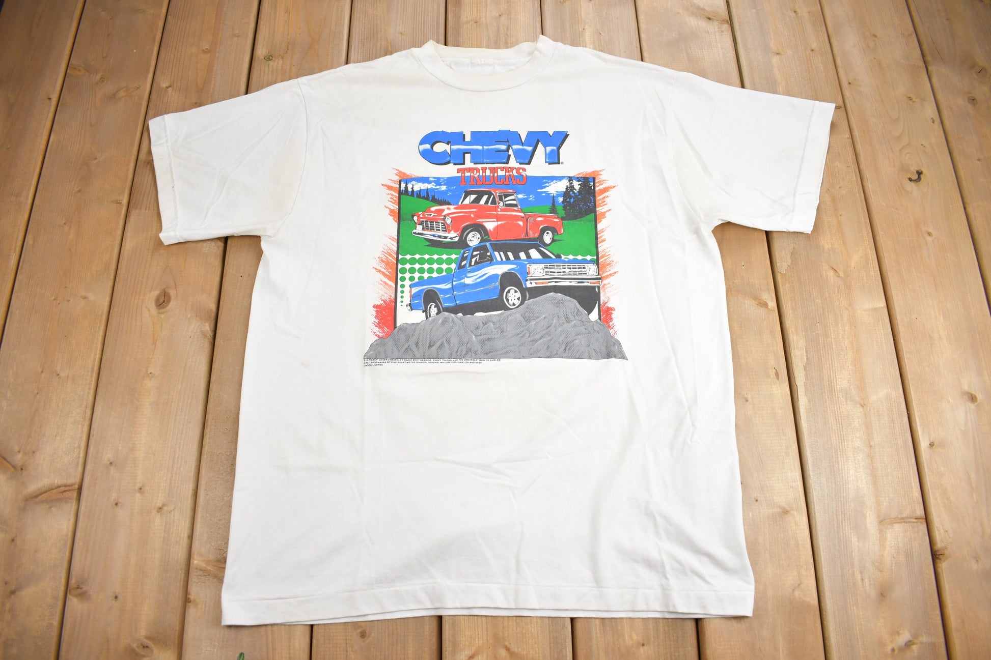 Vintage 1980s Chevrolet Chevy Trucks Graphic T-Shirt