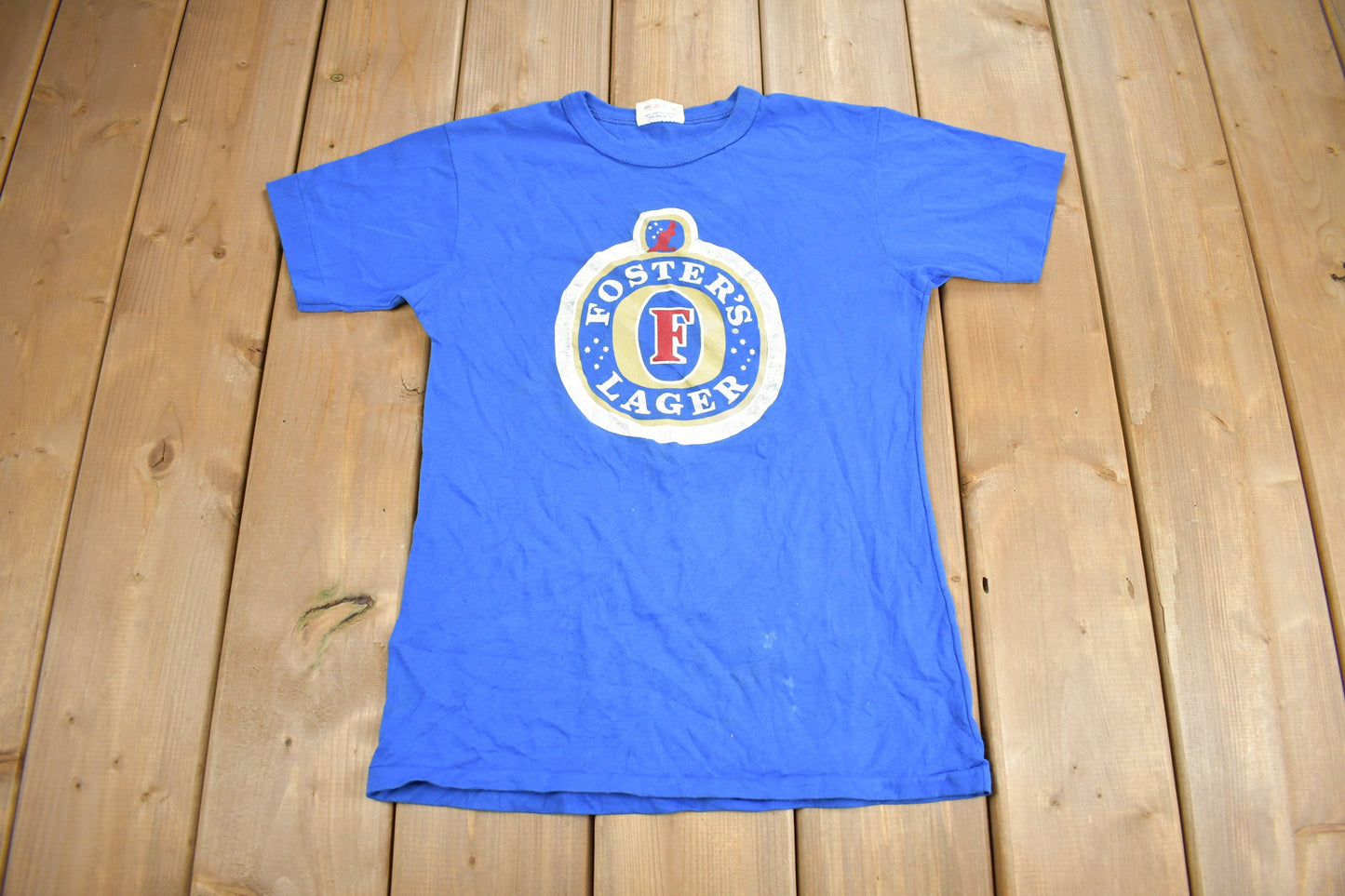 Vintage 1980s Fosters Lager Graphic T Shirt / Vintage T Shirt / Streetwear / Graphic Tee / Single Stitch / Made In Canada