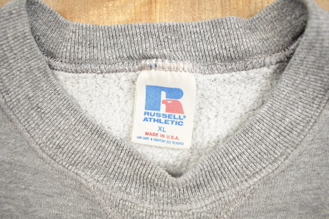 Vintage 1987 Russell Athletics Windsurfing Grand Prix Roots Canada Crewneck Sweatshirt / 90s Crewneck / Souvenir / Streetwear / Made In USA