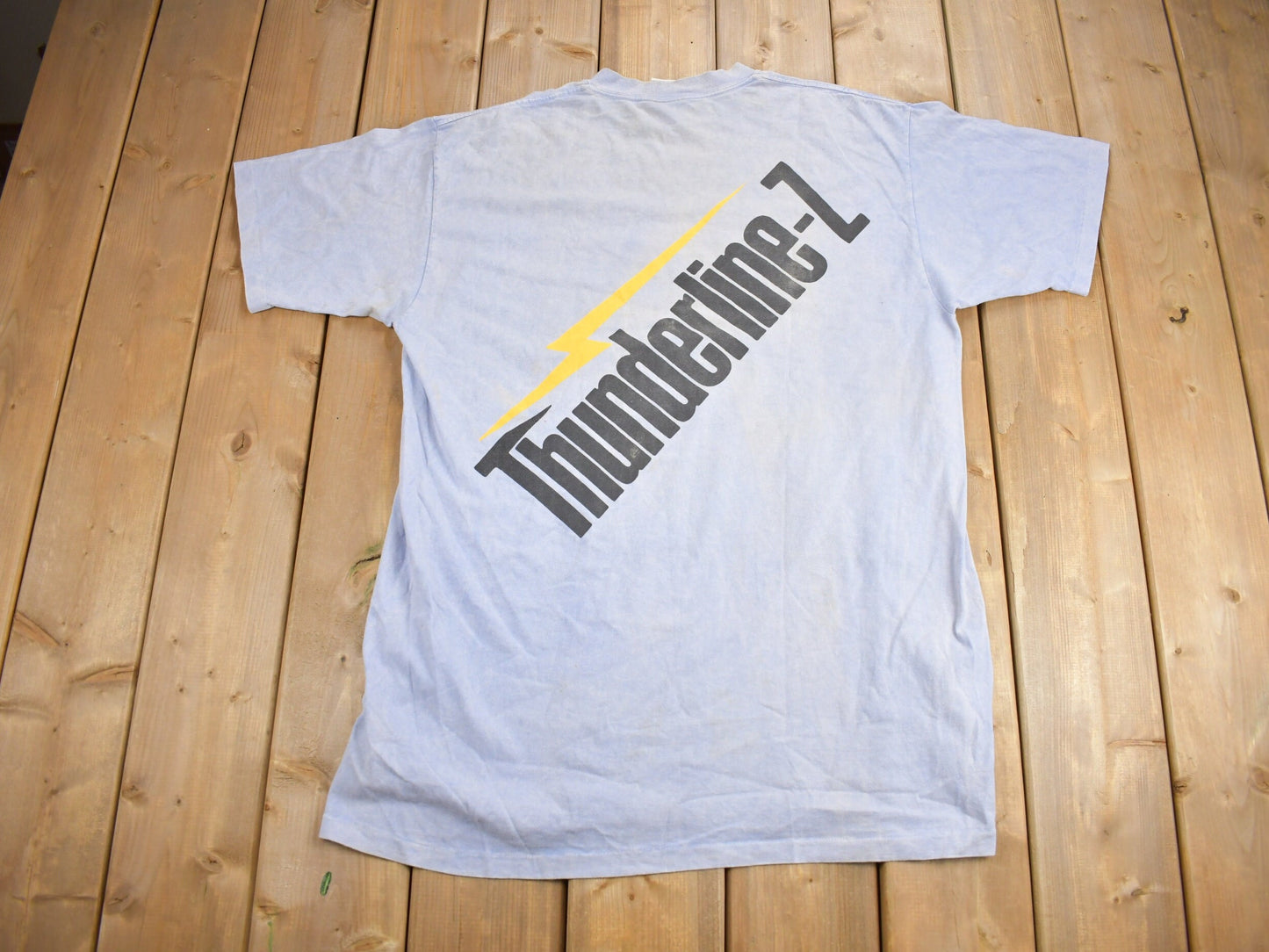 Vintage 1990s Thunderline-Z Graphic T Shirt / Vintage T Shirt / Streetwear / Graphic Tee / Single Stitch / Made In USA