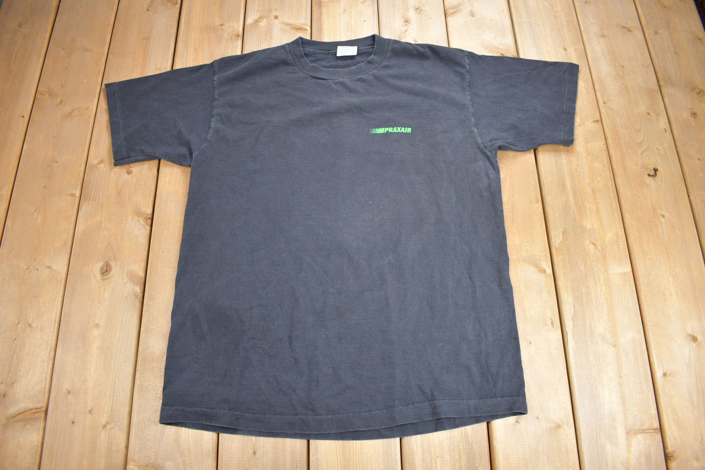 Vintage 1990s Praxair Natural Gas Graphic T Shirt / Vintage T Shirt / Streetwear / Graphic Tee / Single Stitch / Made In USA