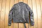 Vintage 1990s Leather Biker Jacket