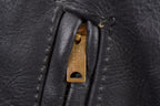 Vintage 1970s Branded Garments Leather Biker Jacket