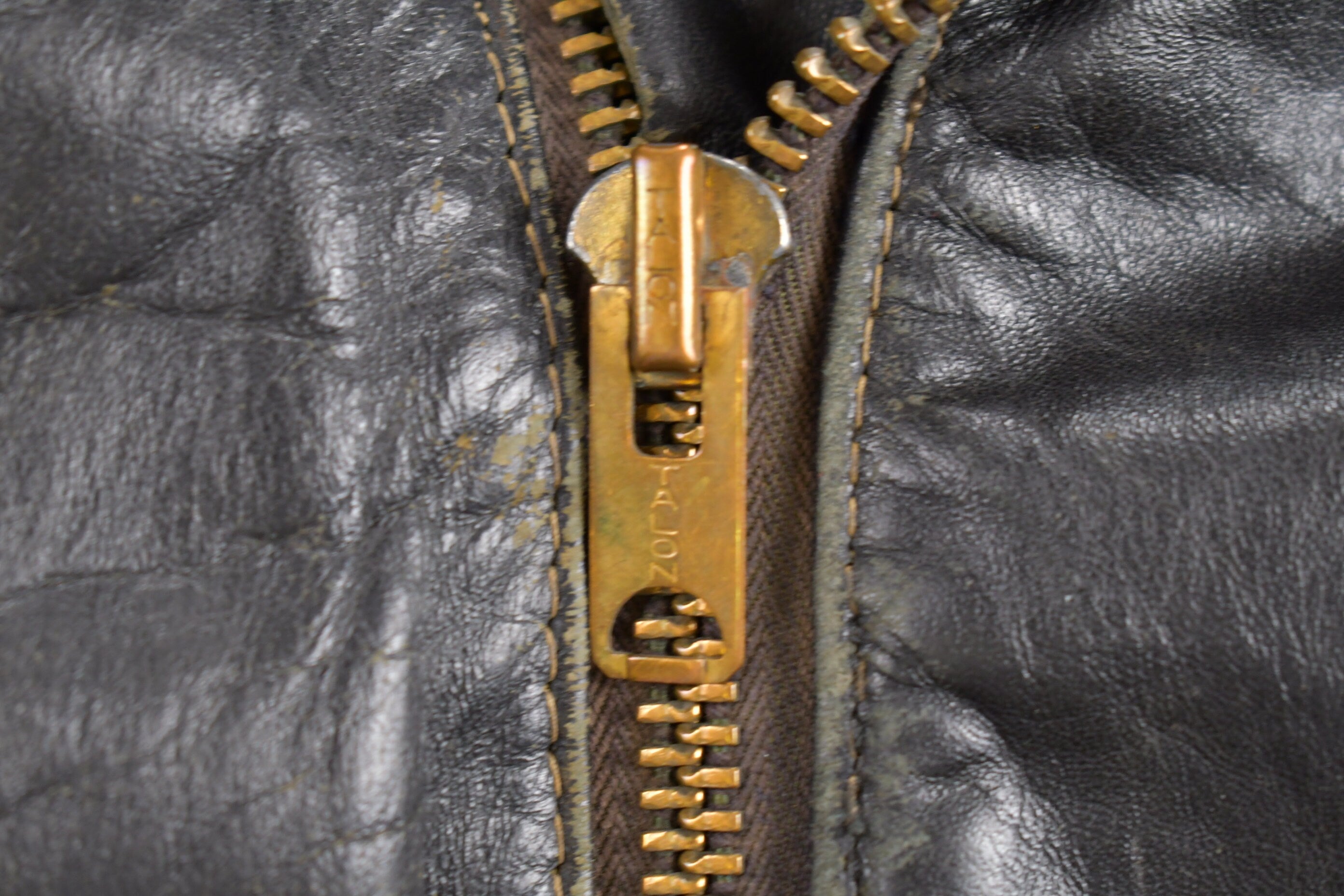 Vintage 1970s Harley AMF Leather Biker Jacket