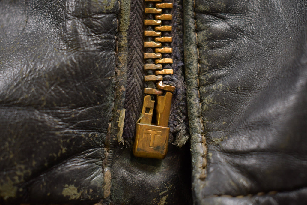 Vintage 1970s Harley AMF Leather Biker Jacket