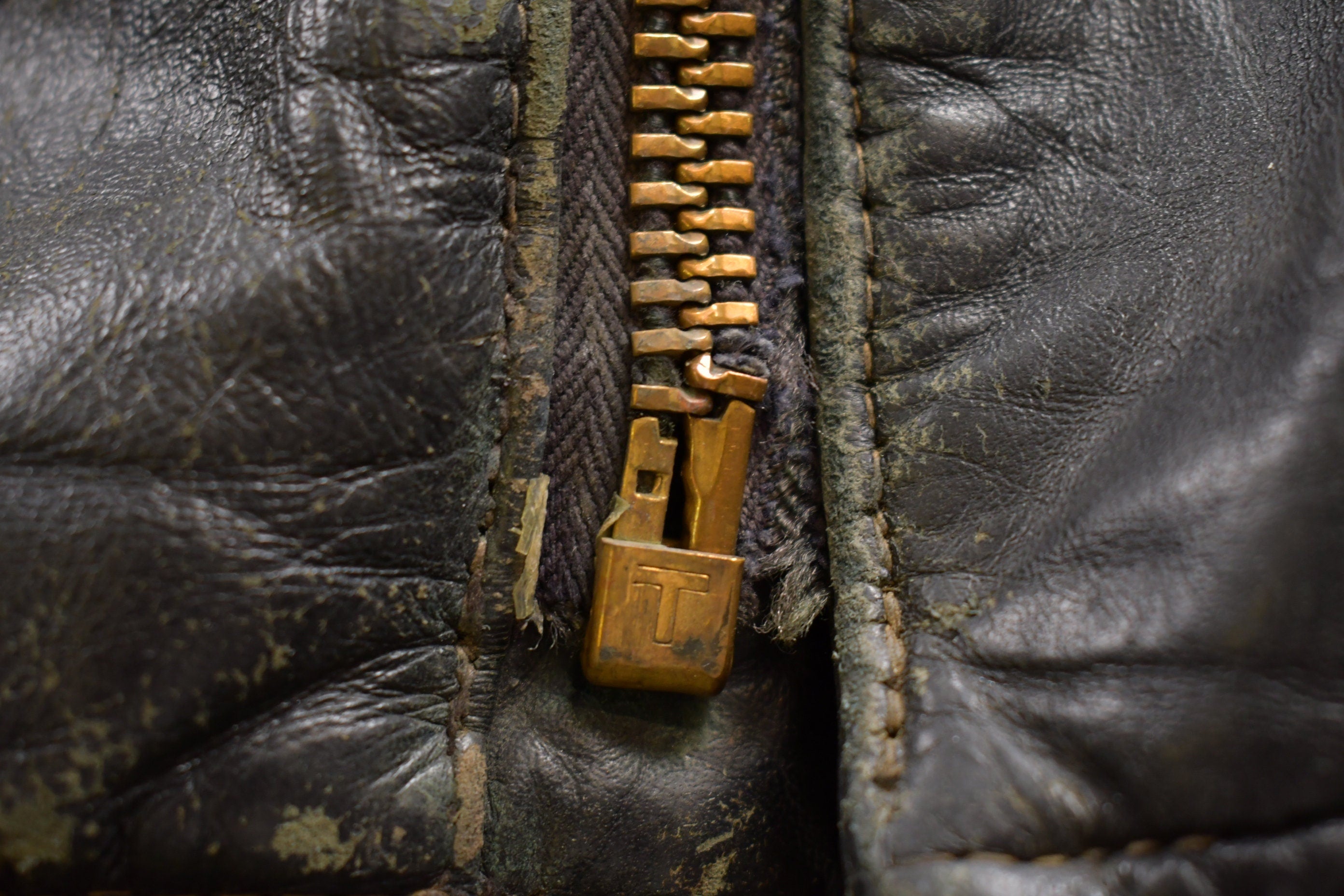 Vintage 1970s Harley AMF Leather Biker Jacket