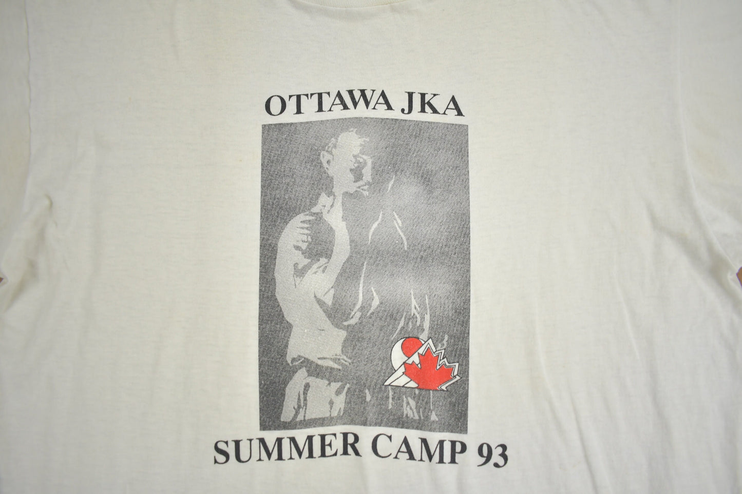 Vintage 1993 Ottawa JKA Summer Camp Graphic T Shirt / Vintage T Shirt / Streetwear / Graphic Tee / Single Stitch / Made In USA