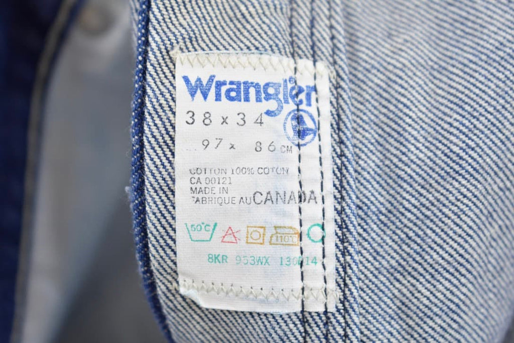 Vintage 1980s Wrangler Jeans Size 35 X 33