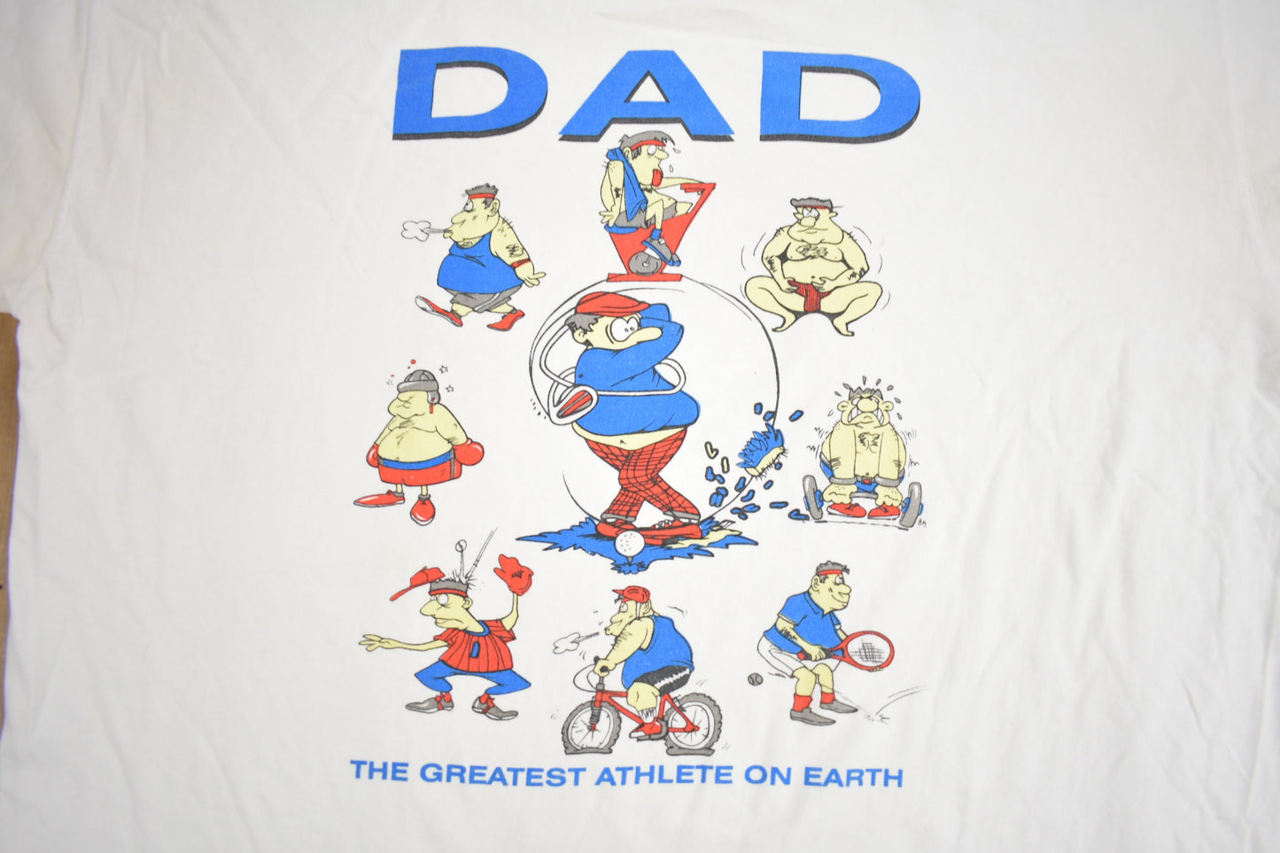 Vintage 1990s Funny Dad Graphic T Shirt / Vintage T Shirt / Streetwear / Graphic Tee / Single Stitch / Made In USA