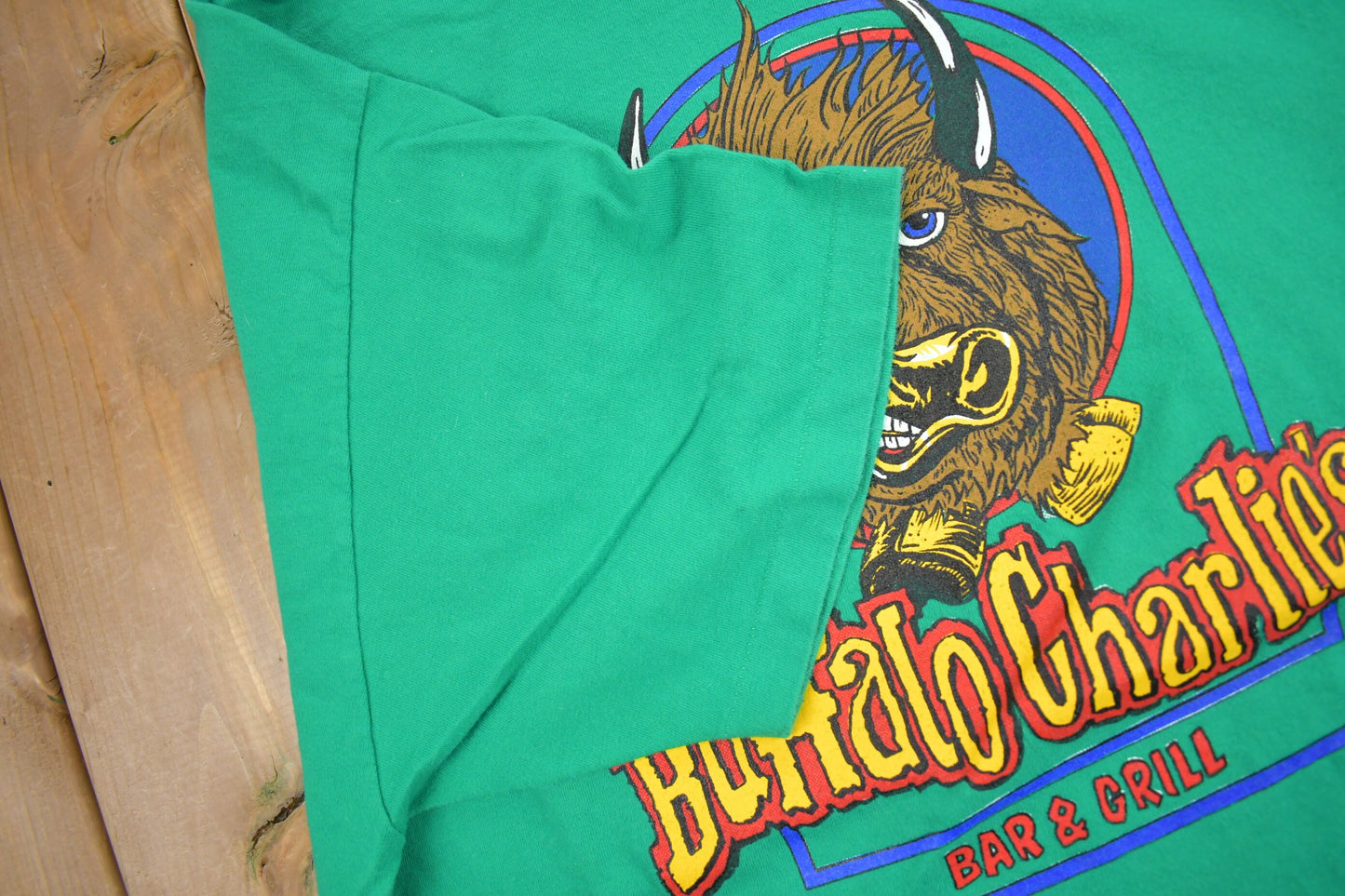 Vintage 1990s Buffalo Charlies Bar & Grill Graphic T Shirt / Vintage T Shirt / Streetwear / Graphic Tee / Single Stitch / Made In USA