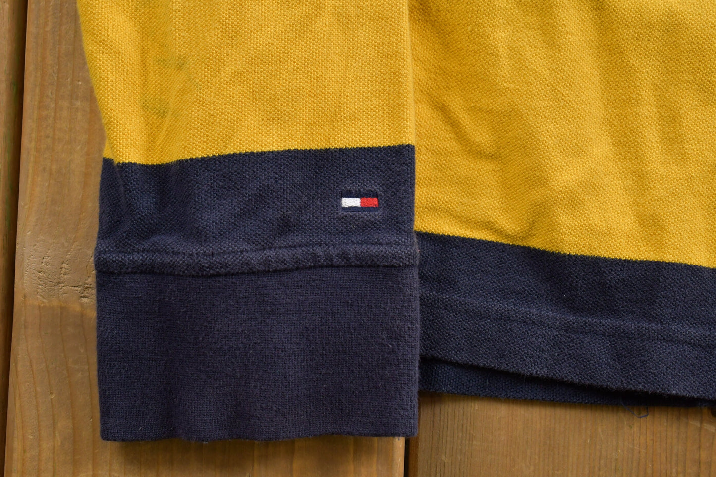 Vintage 1990s Tommy Hilfiger Arc Logo Polo Shirt / Rugby Sweater / Striped / Streetwear / Athleisure / Vintage Tommy / 90s Style / Spell out