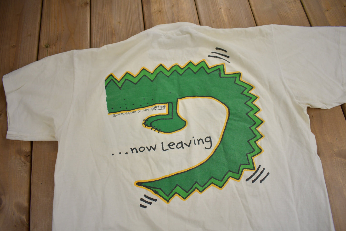 Vintage 1995 Charleston South Carolina Alligator Souvenir T Shirt / Streetwear / Vacation Tee / Travel T Shirt