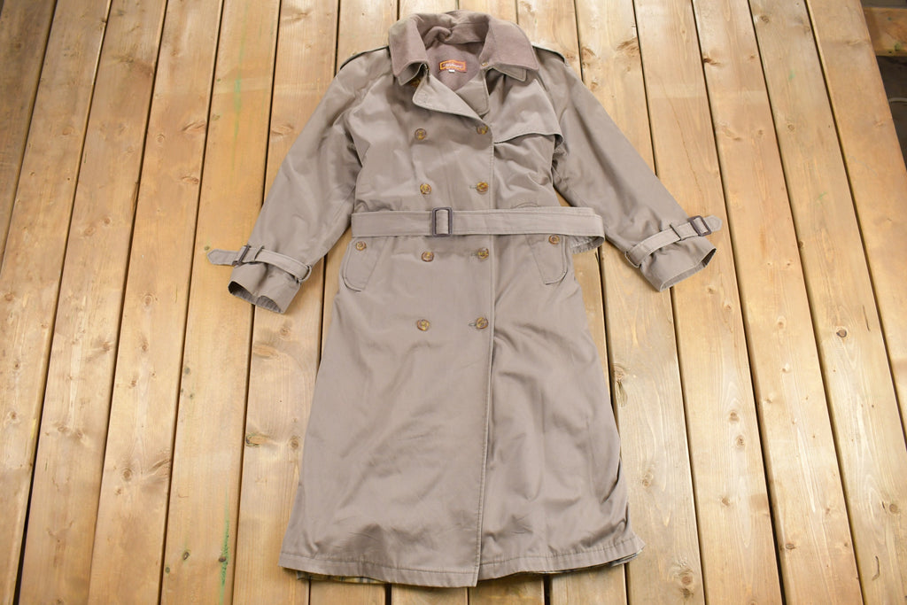 Vintage 1980s Worthington Full Length Trench Coat