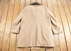 Vintage 1970s Campus Faux Fur Lined Jacket