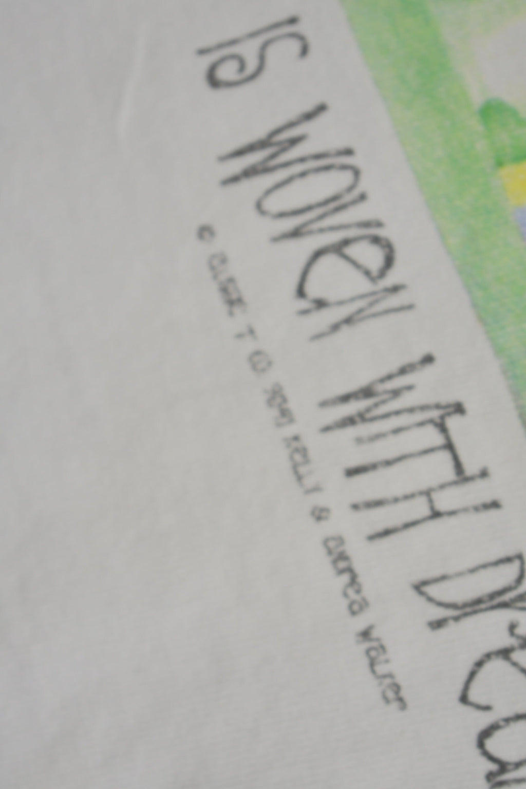 Vintage 1990s "The Only Ladder To The Stars Is Woven With Dreams" Graphic T Shirt