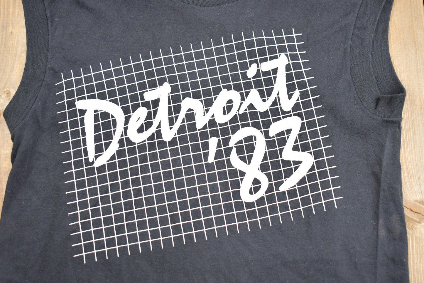 Vintage 1983 Detroit Souvenir T Shirt / Vintage Tank Top / Streetwear / Made In USA / Vacation Tee / Travel T Shirt