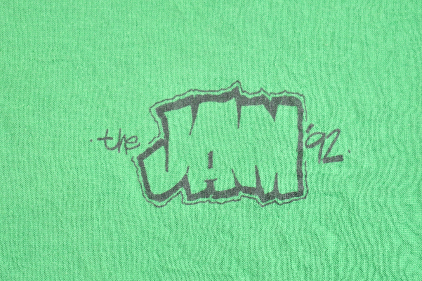 Vintage 1992 The Jam Jamaica Graphic T Shirt / Vintage T Shirt / Streetwear / Graphic Tee / Single Stitch / Made In USA / Red Stripe