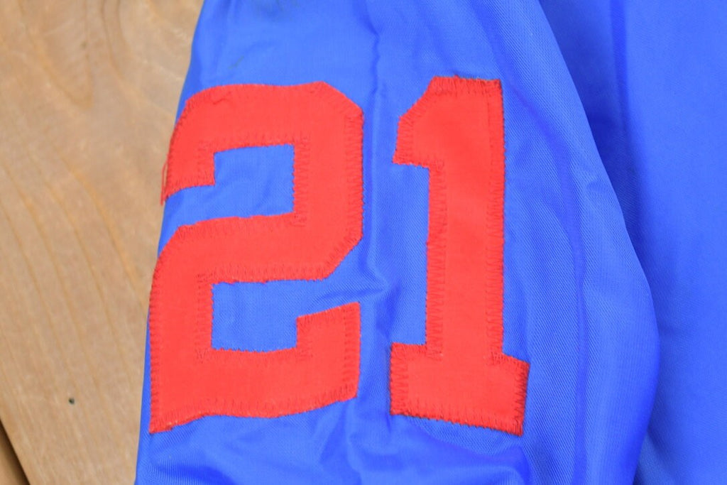 Vintage 1970s Holloway Roush Sporting Goods Satin Bomber Jacket Made in USA