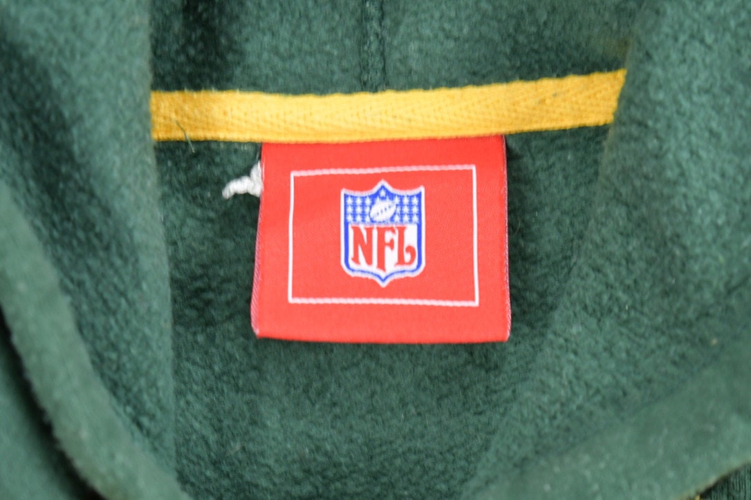 Vintage 1990s Green Bay Packers Team Gear NFL Hoodie / 90s Green Bay Packers / Football / Sportswear / Americana / Vintage Packers Sweater