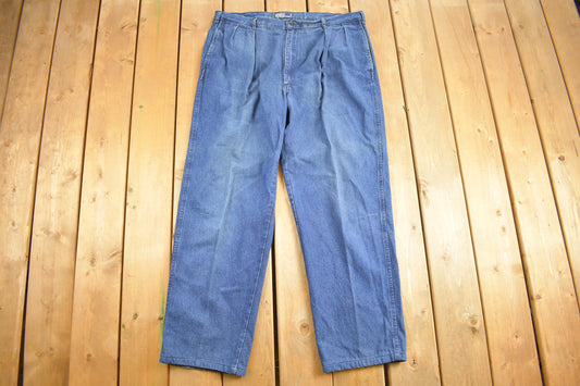 Vintage 1990s Polo Jeans Ralph Lauren Denim Jeans Size 40 x 31.5 / Made in Canada / American Vintage / Workwear / Streetwear / Polo Country