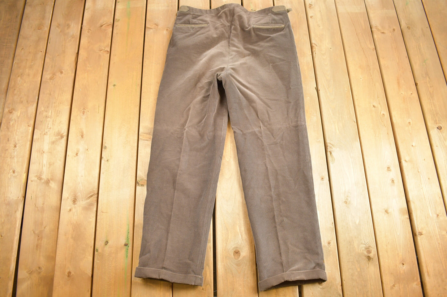 Vintage 1990s Comfort Cord Keithmoor Brown Corduroy Trousers Size 37 - 39 x 32 / Pants / Vintage Cords / Corduroy Pants / Casual /