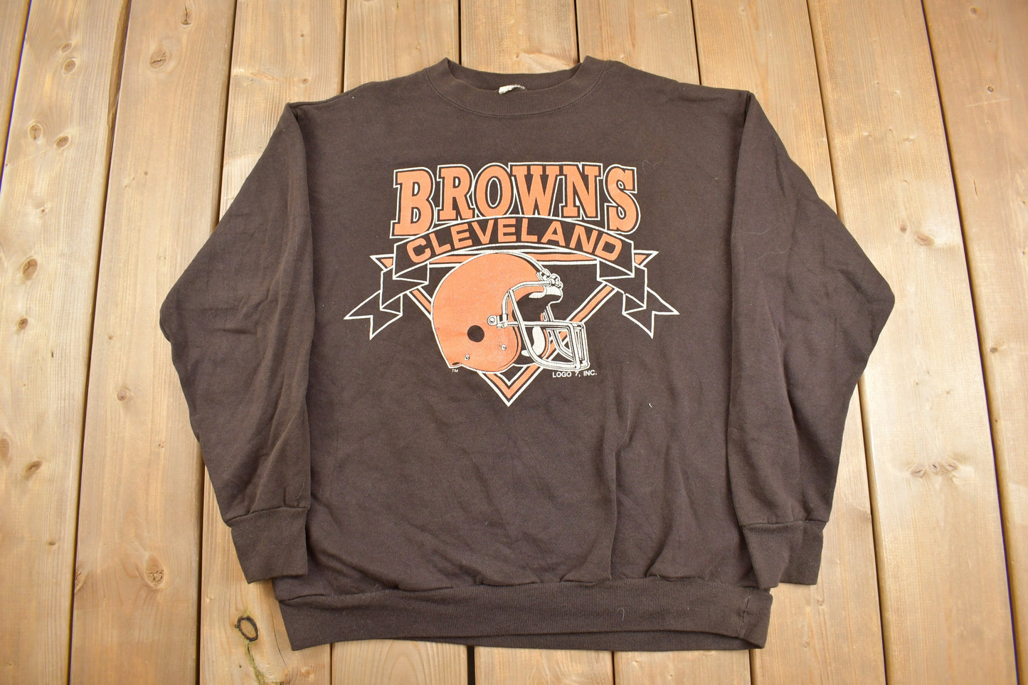 Vintage 1990s Cleveland Browns NFL Crewneck Sweatshirt / Made In USA / Football / Sportswear / Americana