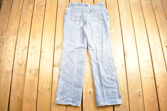 Vintage 1980s Levi's Orange Tab Womens Size 33 x 31.5 / Denim / Straight Leg Jeans / Made In USA / 80s Vintage Levi's