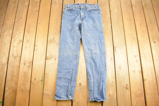 Vintage 1990s Levi's 505 Orange Tab Jeans Size 32 x 32 / Vintage Denim / Streetwear / Made In USA / Vintage Levi's / Straight Leg