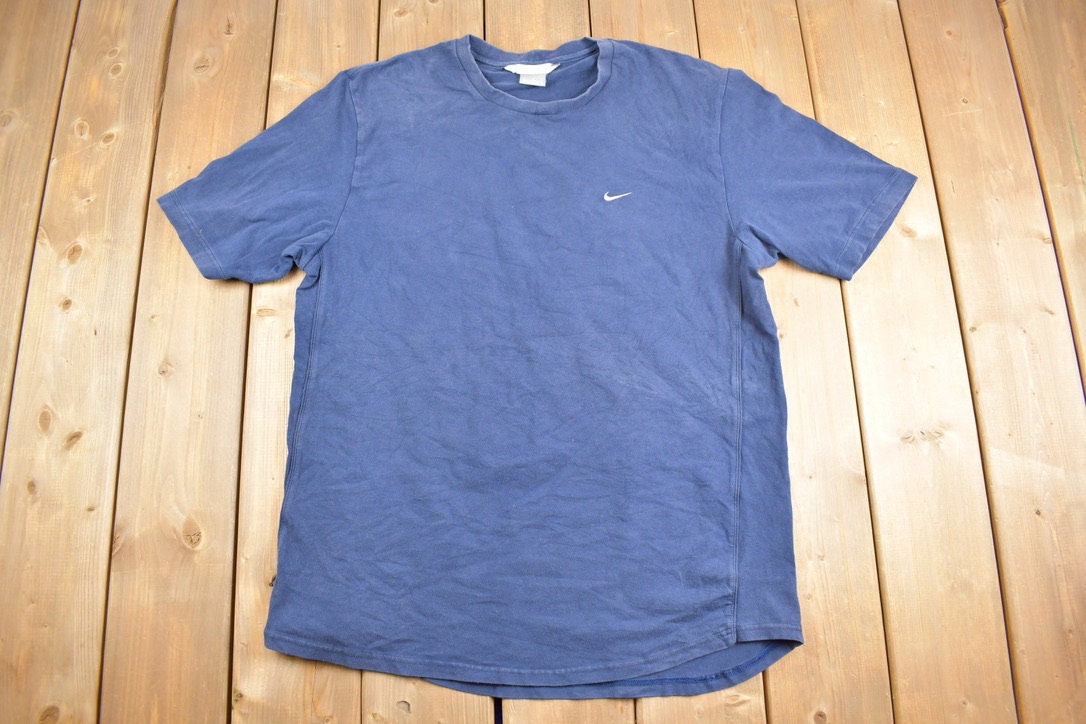Vintage Y2K Nike Mini Swoosh Embroidered T-Shirt