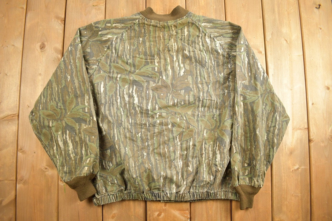 Vintage 1990s Liberty Camo Light Bomber Jacket