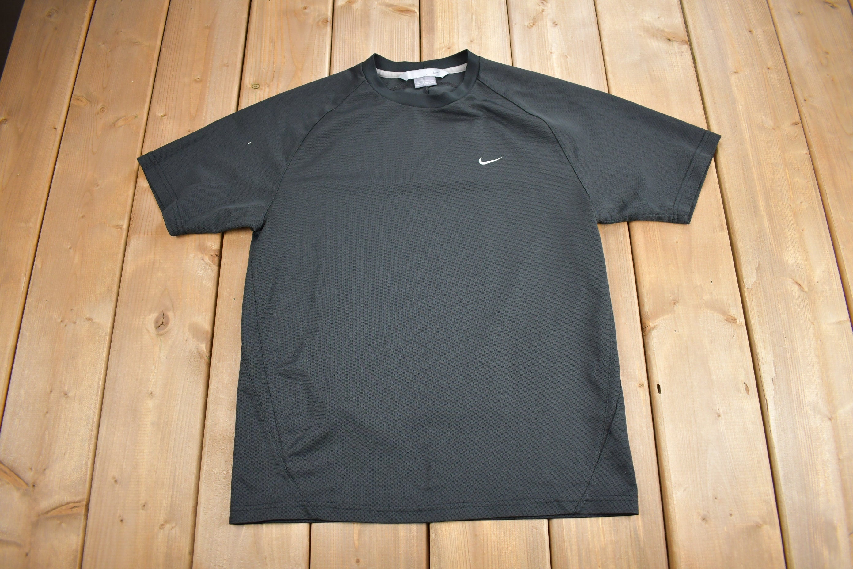 Vintage Y2K Nike Mini Swoosh Embroidered T-Shirt