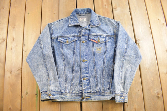 Vintage 1990s Sunsang International Denim Jacket / Jean Jacket / Vintage Levis Denim / Streetwear / Fall Jacket  / Trucker