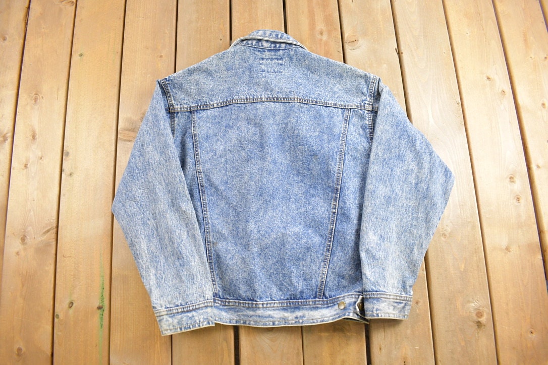 Vintage 1990s Sunsang International Denim Jacket / Jean Jacket / Vintage Levis Denim / Streetwear / Fall Jacket  / Trucker