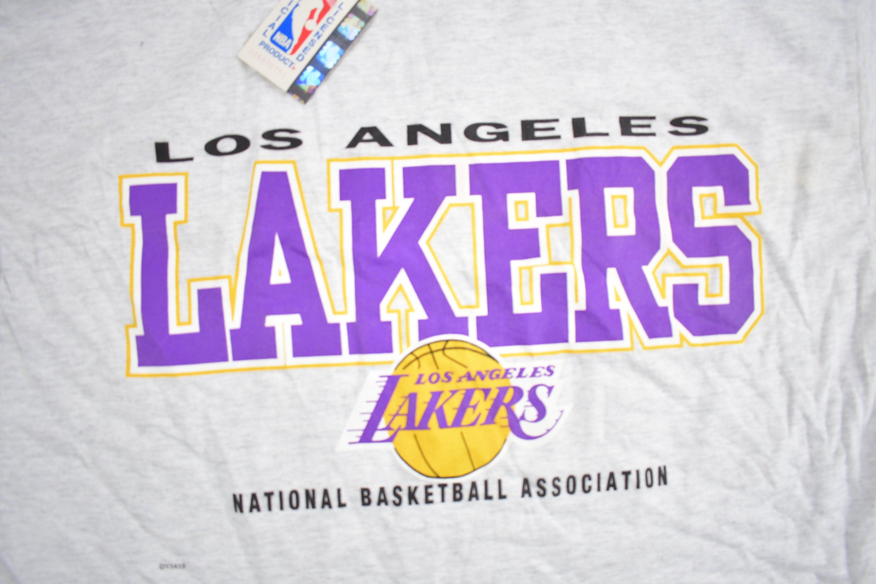 Vintage 1990s Deadstock Los Angeles Lakers NBA Graphic T-Shirt