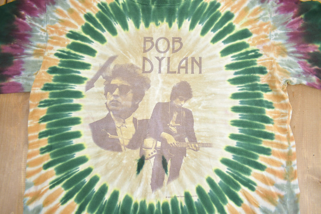 Vintage 2003 Bob Dylan Tie Dye Graphic T-shirt