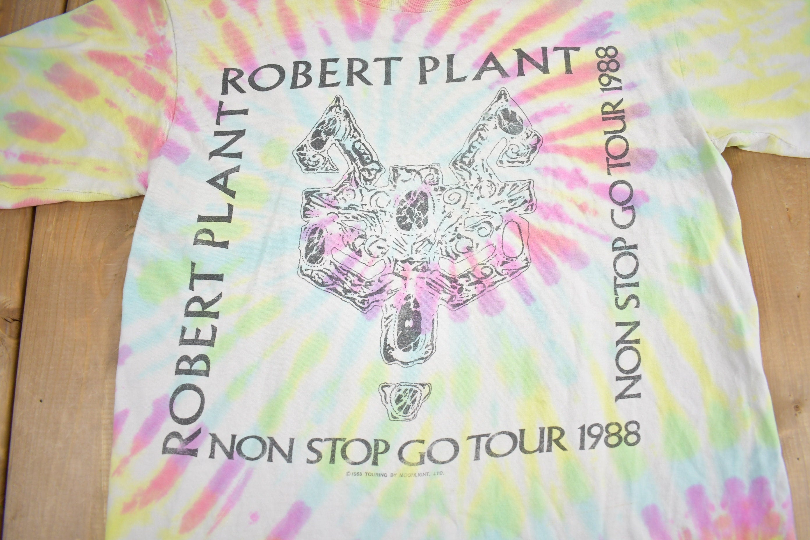 Vintage 1988 Robert Plant Non Stop Go Tour T-shirt